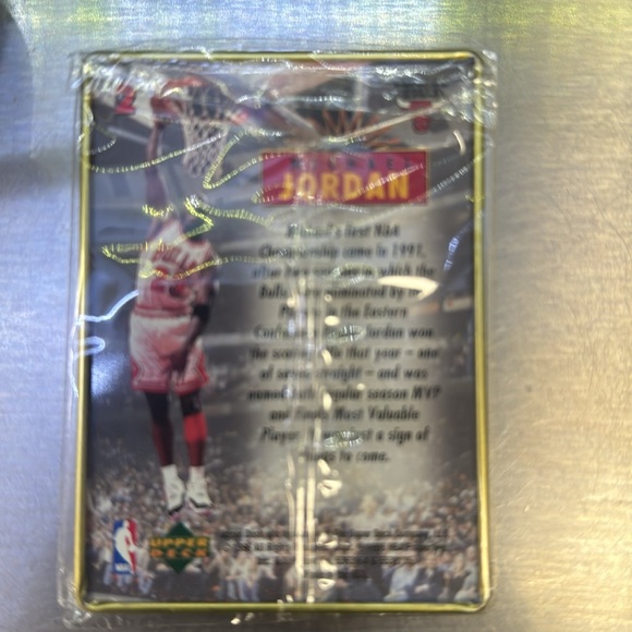 Michael Jordan 5 All Metal Collector Cards - Picture 7 of 11